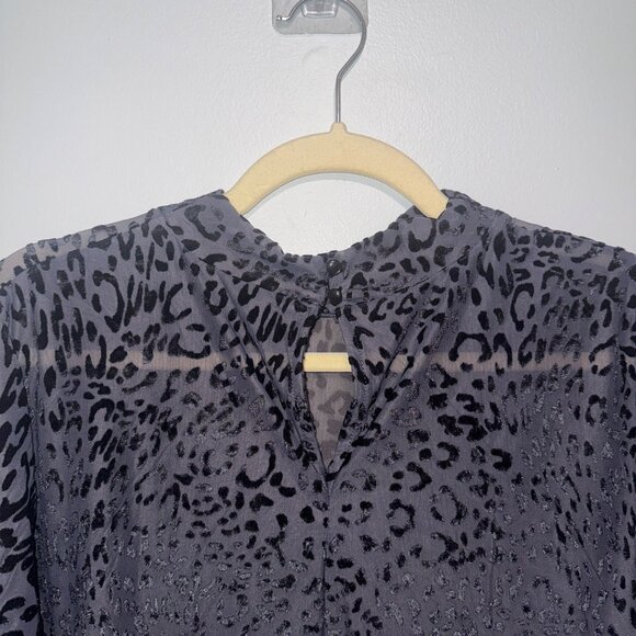 Lane Bryant Womens Sheer Animal Print Blouse Size 22/24 - Picture 5 of 7